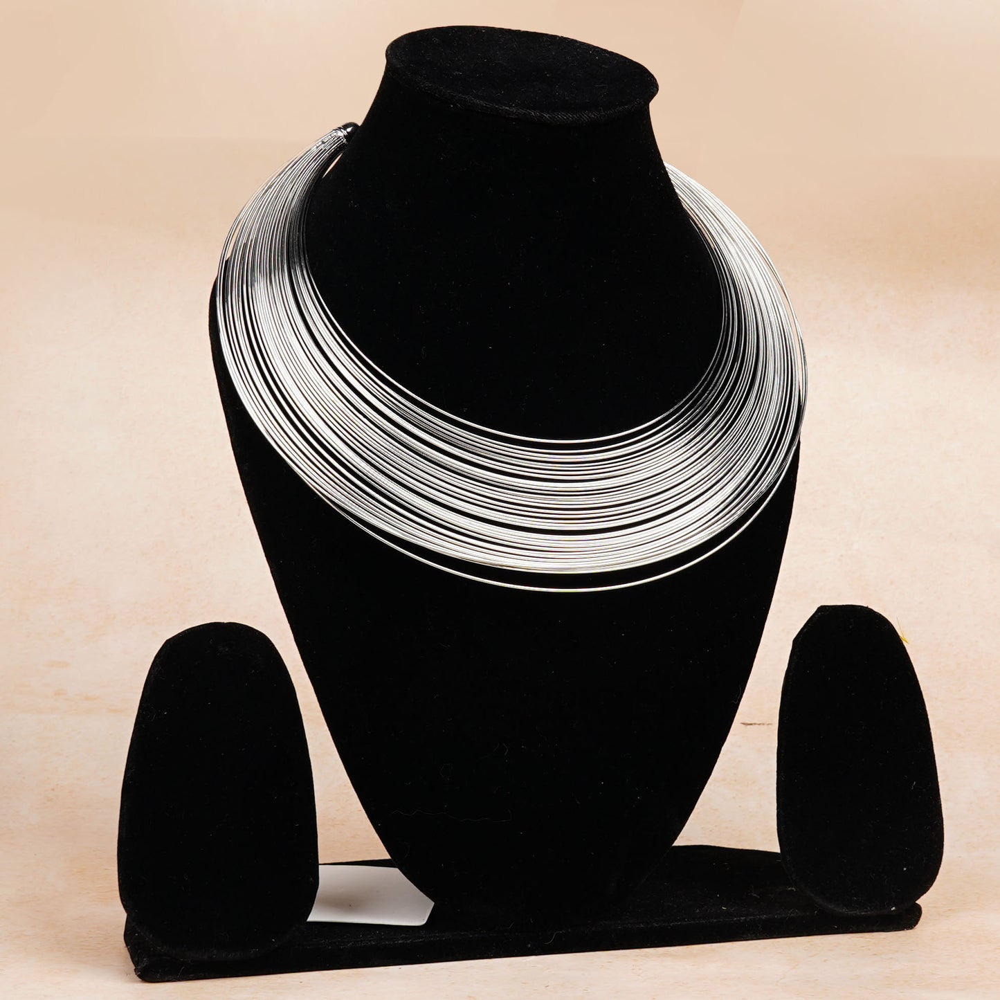 Modern Silver plated choker