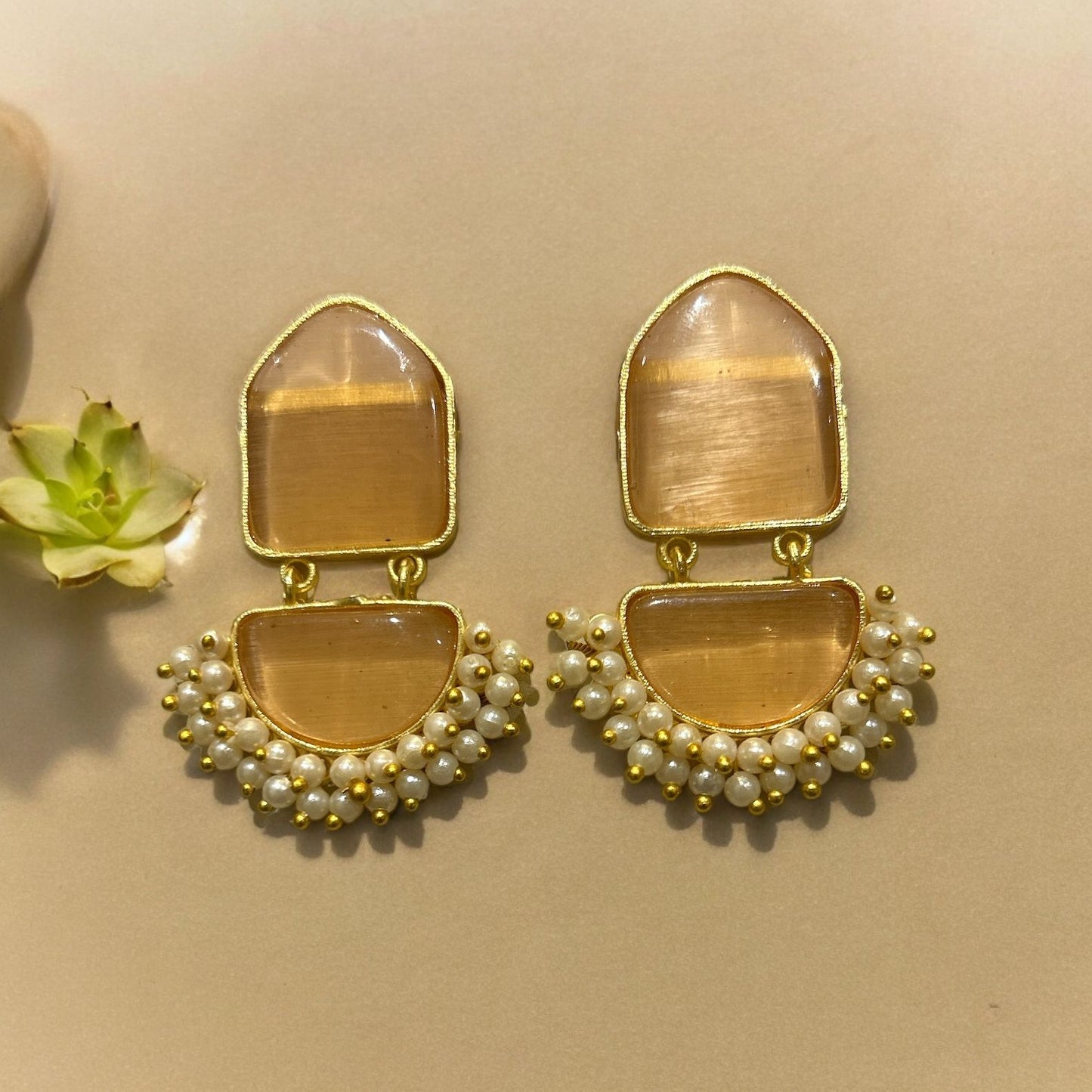 Golden Sunset Earrings