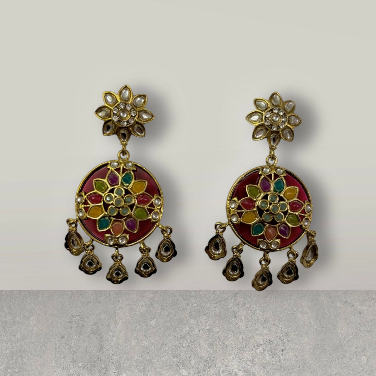 Mughal mystique drop earrings